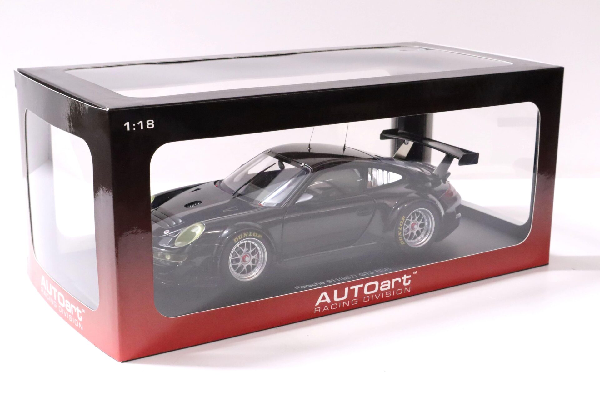 1:18 AUTOart Porsche 911 (997) GT3 RSR Plain Body Version black 2010