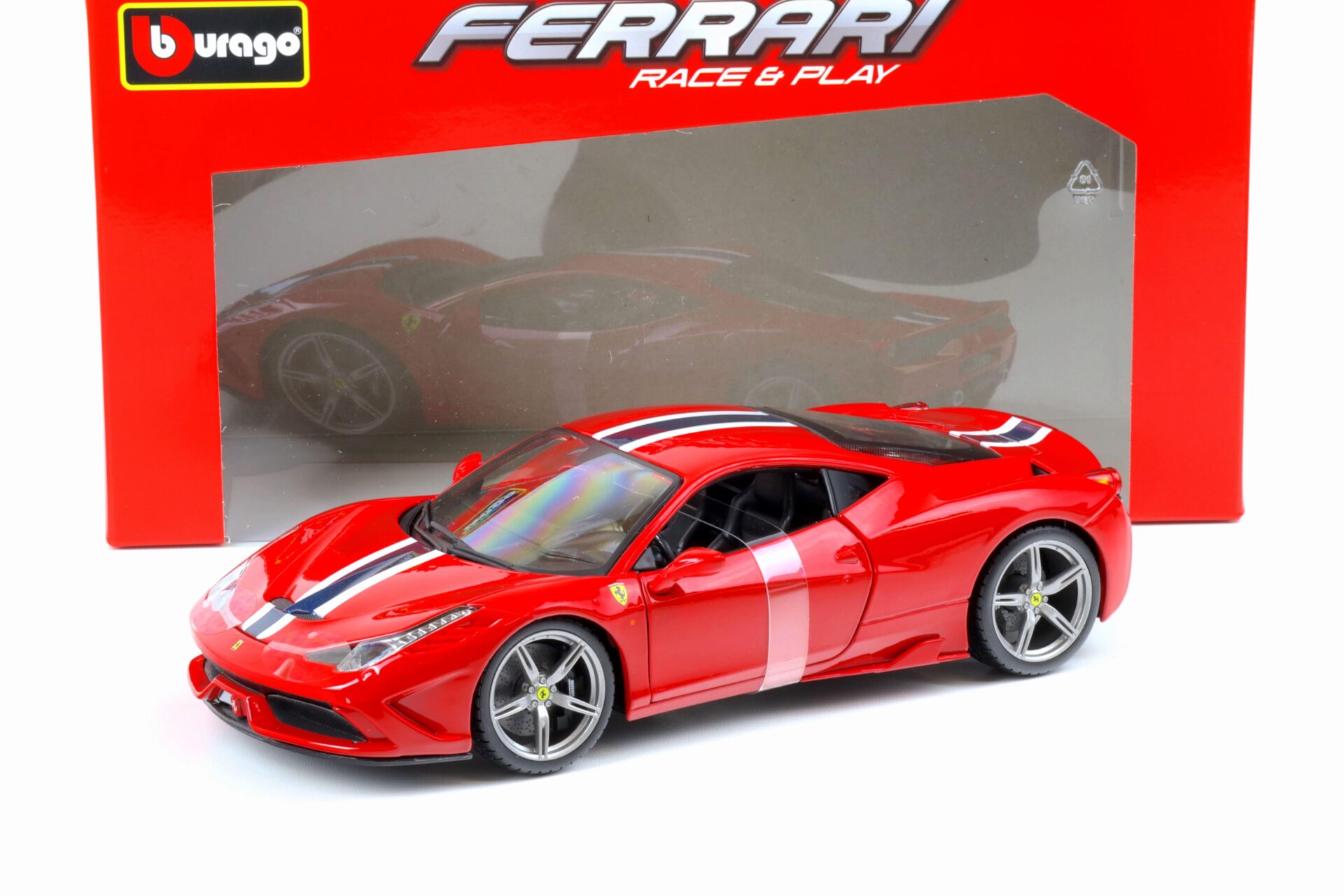 1:18 Bburago R&P Ferrari 458 Speciale Coupe red 2014