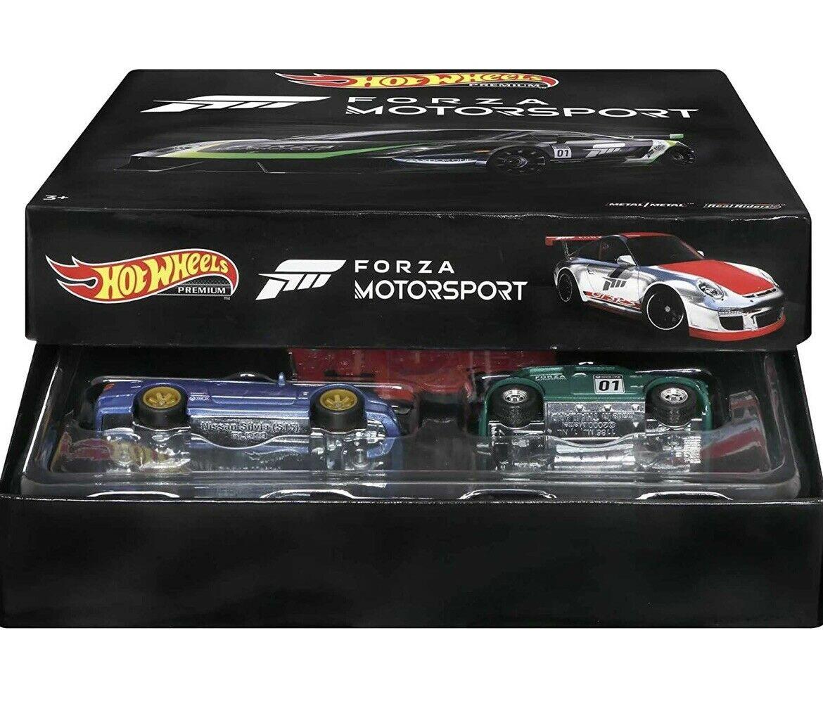 1:64 Hot Wheels Premium 2022 Forza Motorsport 5 Pack Box Set Real Riders HFF49