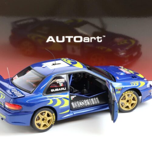 1:18 AUTOart Subaru Impreza WRC 1997 LIATTI/ PONS #4 Rally Monte Carlo 89791 - Image 4