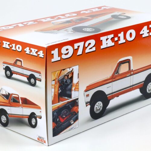 1:18 ACME 1972 Chevrolet K-10 4x4 Pick-Up 35" Offroad tires orange/ white