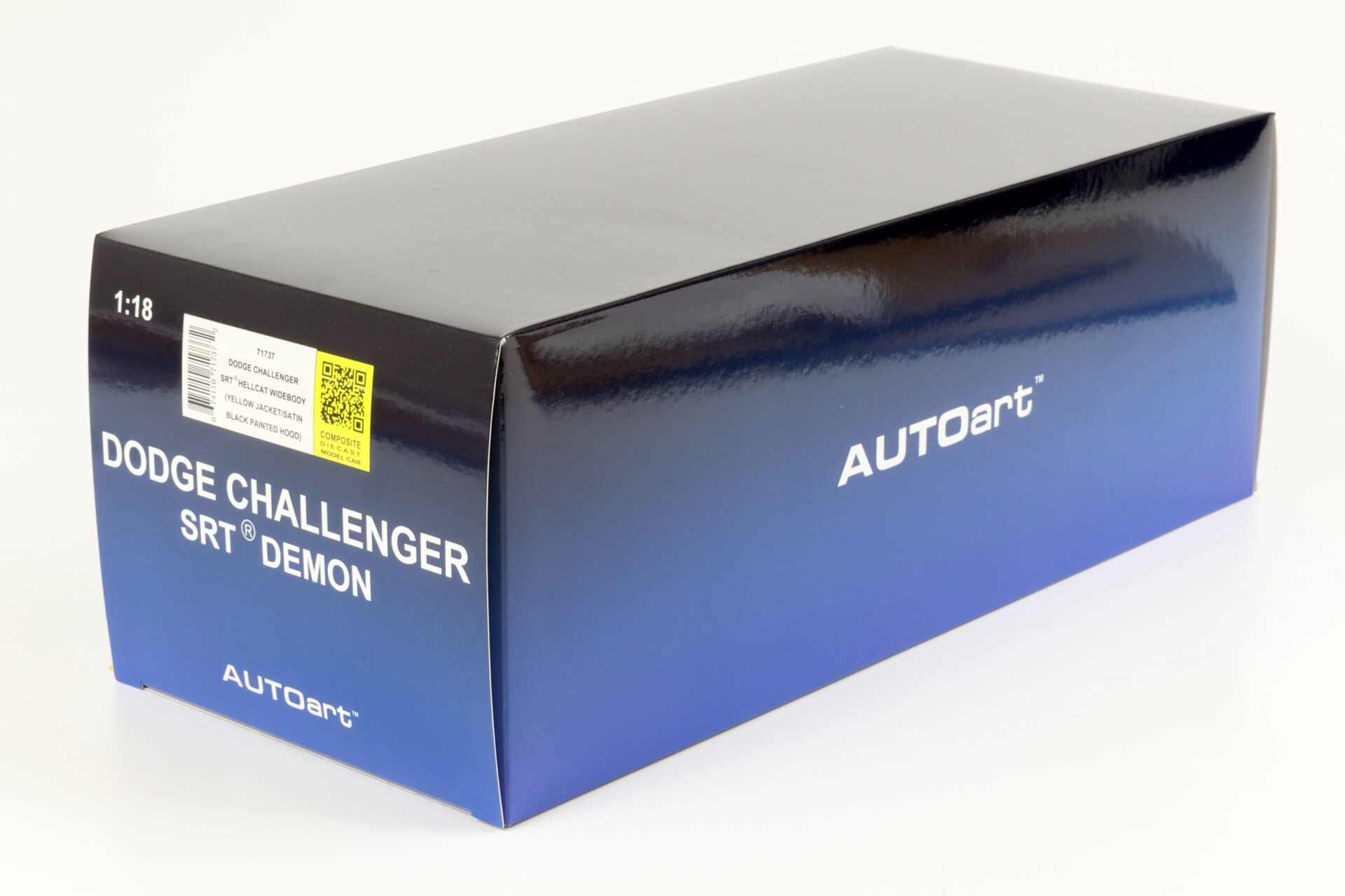 1:18 AUTOart Dodge Challenger SRT HELLCAT Widebody yellow Jacket/ Satin black