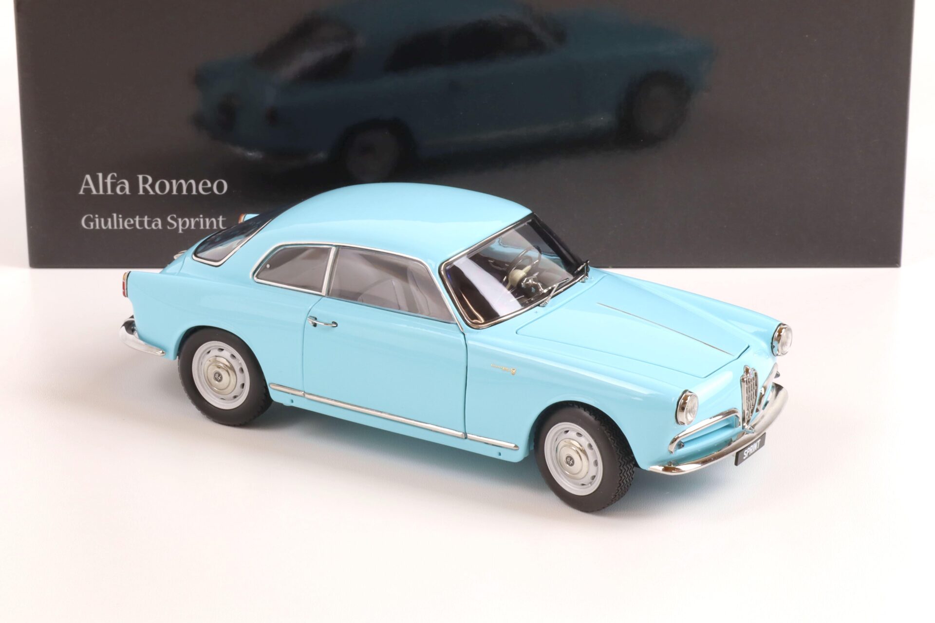 1:18 Kyosho 1954 Alfa Romeo Giulietta Sprint light blue 08957BL