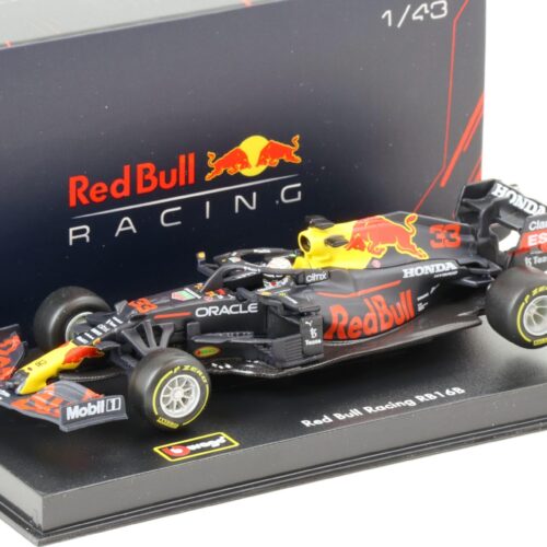1:43 Bburago Racing F1 Red Bull Honda RB16B #33 Verstappen 2021
