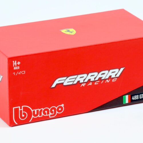 1:43 Bburago Ferrari 488 GTE 24h Daytona 2017 G.Fisichella #62 red