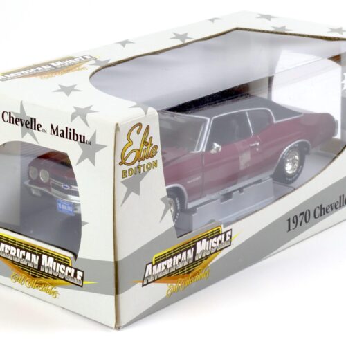 1:18 ERTL Elite 1970 Chevrolet Malibu 350 Coupe burgundy red/ black roof