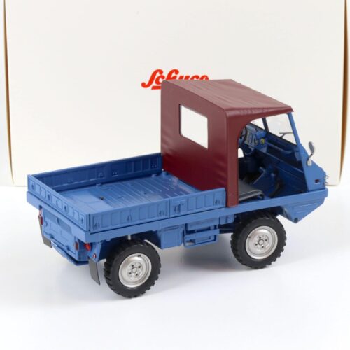 1:18 Schuco Steyr Puch Halfinger Pritsche blue 1971