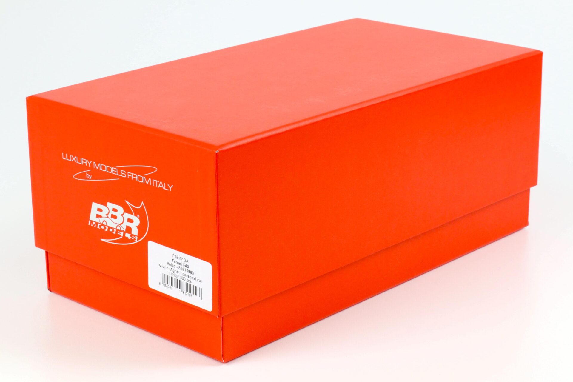 1:18 BBR Ferrari F40 Valeo S/N 79883 Gianni Agnelli Personal Car red P18151GA