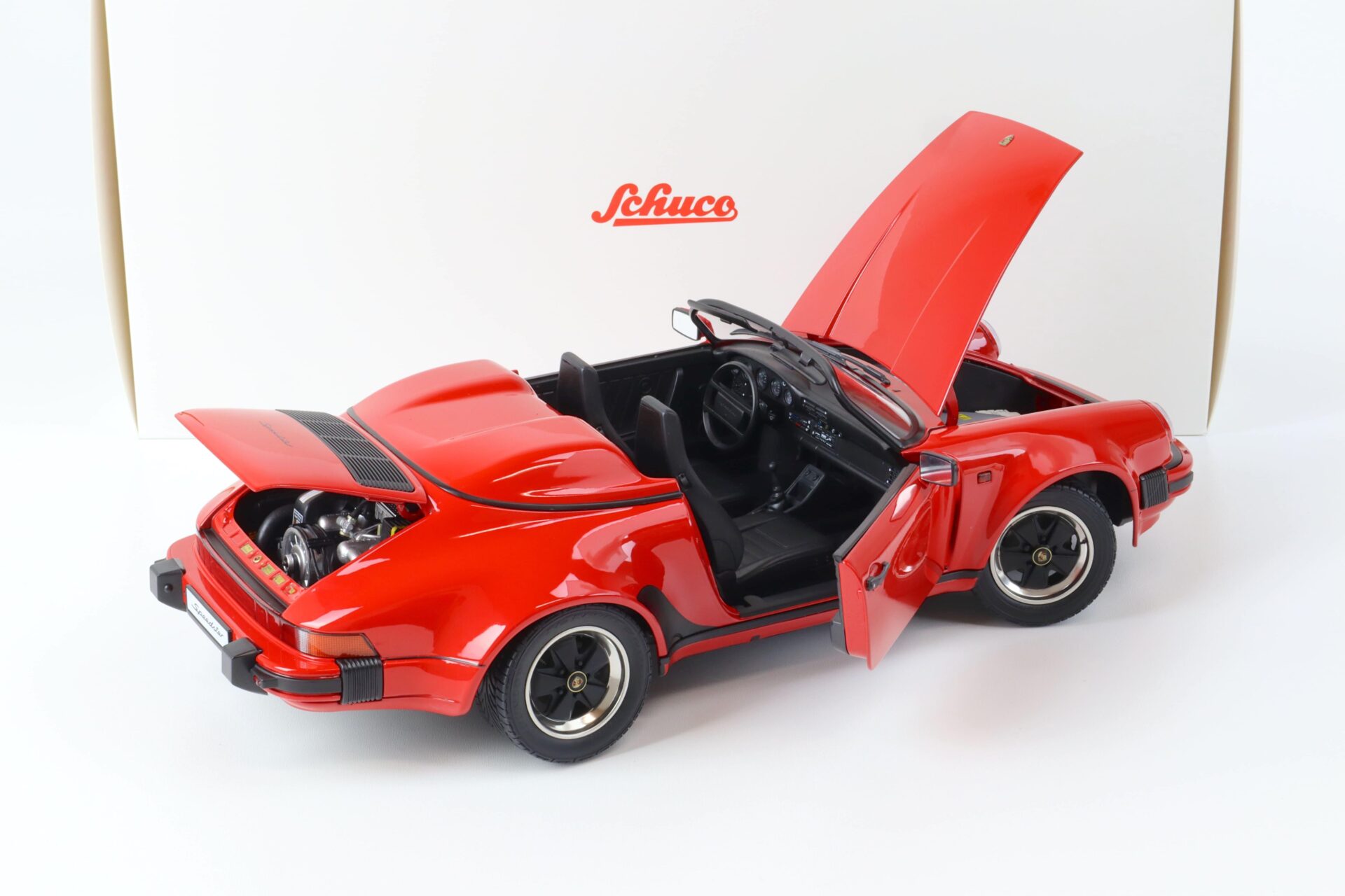 1:12 Schuco Porsche 911 Speedster 1989 indisch red/ black