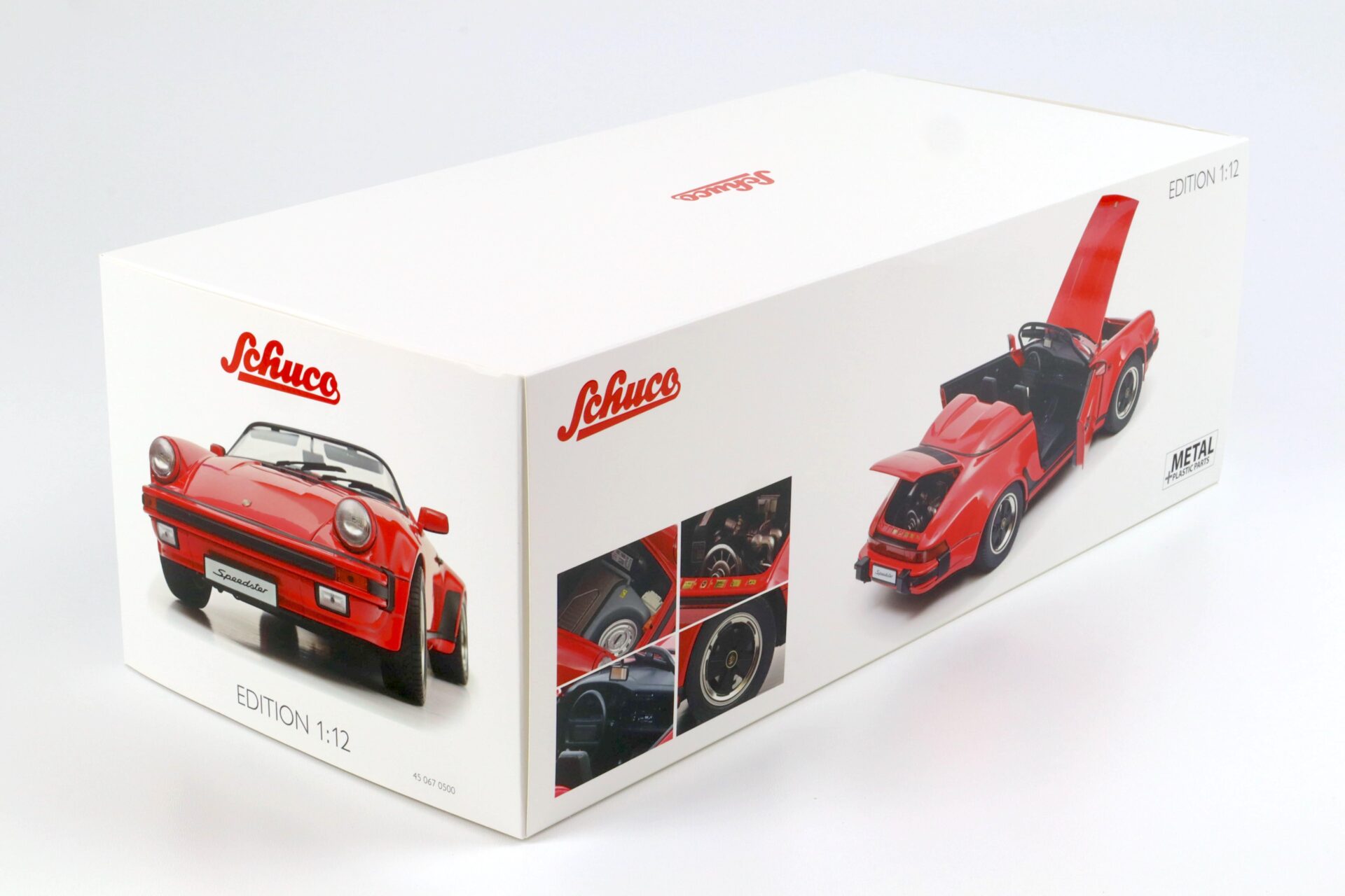 1:12 Schuco Porsche 911 Speedster 1989 indisch red/ black