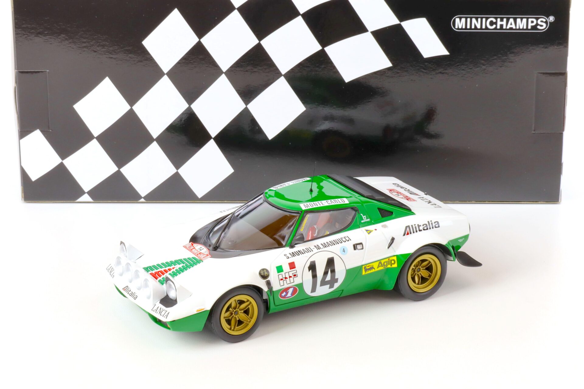 ID 67117 orig.jpg 1:18 Minichamps Lancia Stratos Munari/ Mannucci #14 Winner Rally Monte Carlo 1975