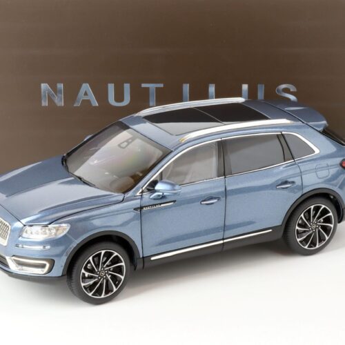 1:18 Original Lincoln Nautilus Luxury SUV 2018 blue metallic DEALER VERSION