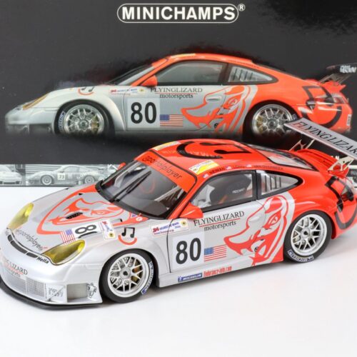 1:18 Minichamps Porsche 911 (996) GT3 RSR 24h Le Mans 2006 Flying Lizard #80