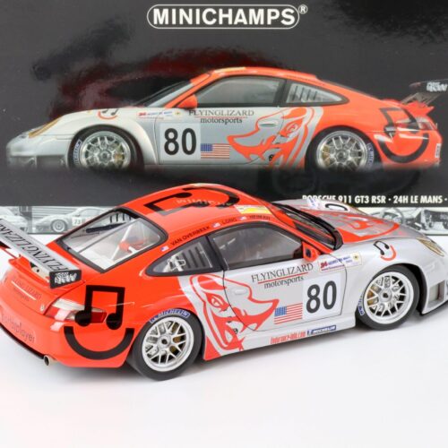 1:18 Minichamps Porsche 911 (996) GT3 RSR 24h Le Mans 2006 Flying Lizard #80