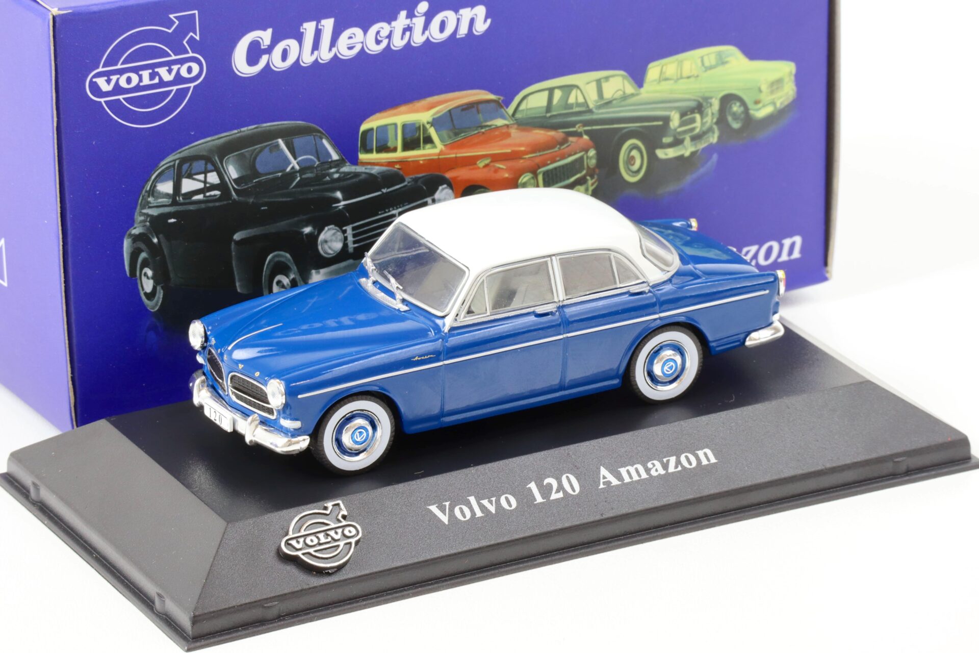 ID 68601 orig.jpg 1:43 Atlas IXO Volvo Collection 1967 Volvo 120 Amazon blue/ white
