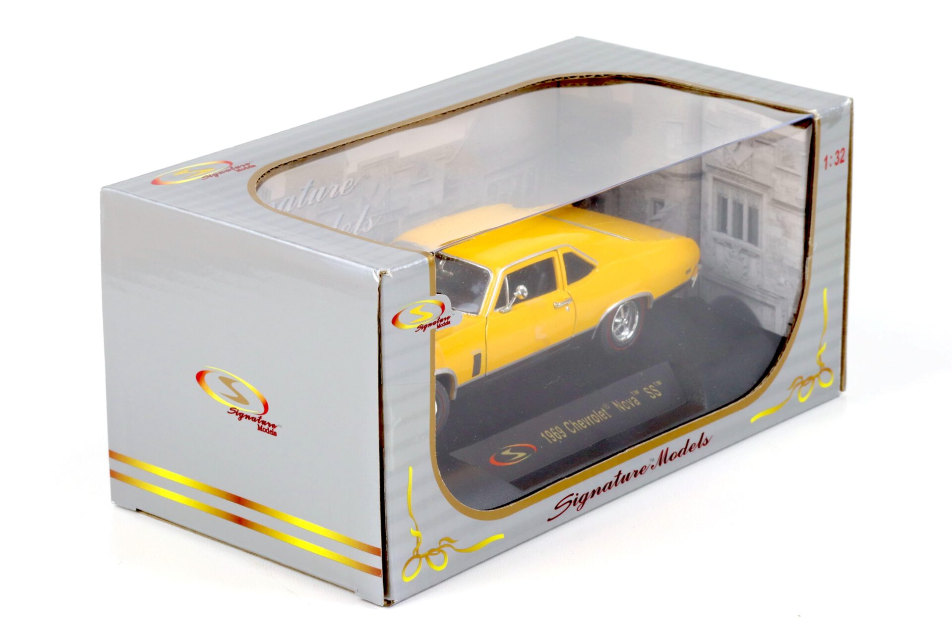 1:32 Signature Models 1969 Chevrolet Nova SS yellow