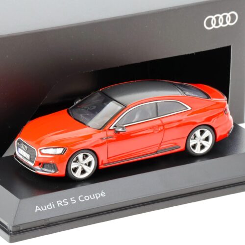 1:43 Spark Audi RS5 Coupe Misano red 2017 DEALER VERSION