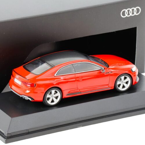 1:43 Spark Audi RS5 Coupe Misano red 2017 DEALER VERSION