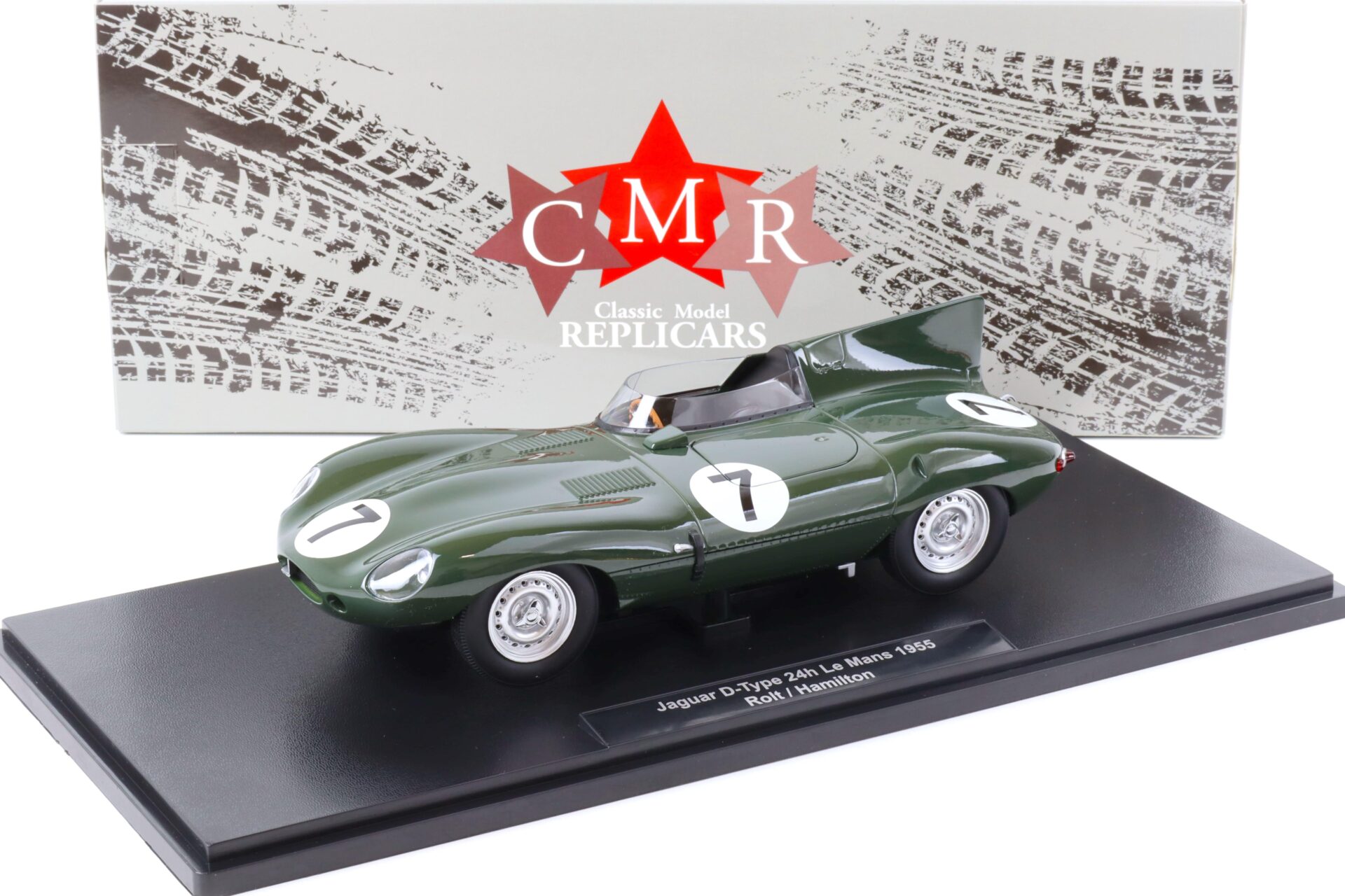 1:18 CMR Jaguar D-Type Longnose 24h Le Mans 1955 #7 Rolt/ Hamilton