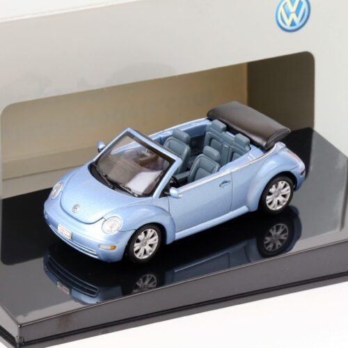 1:43 AUTOart VW Beetle Cabriolet Speed blue metallic 59756 - Image 1