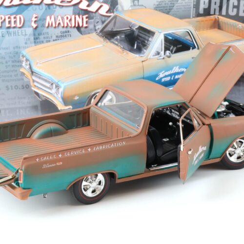 1:18 ACME 1965 Chevrolet El Camino Southern Speed & Marine blue/ brown