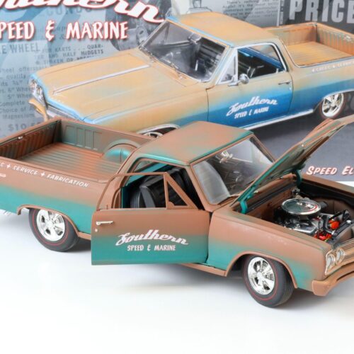 1:18 ACME 1965 Chevrolet El Camino Southern Speed & Marine blue/ brown