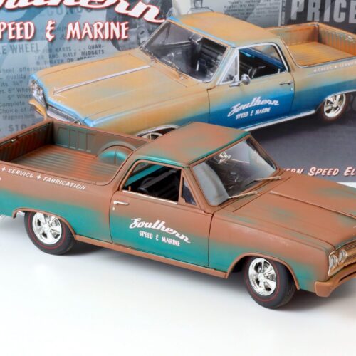 1:18 ACME 1965 Chevrolet El Camino Southern Speed & Marine blue/ brown