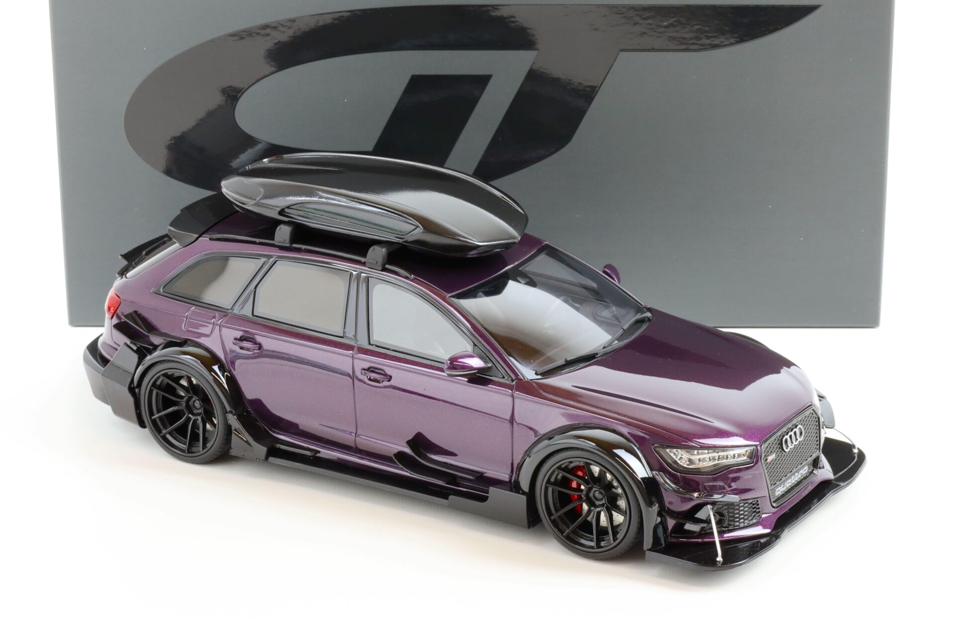 1:18 GT Spirit GT864 Audi RS6 Avant (C7) Body Kit with roof box purple