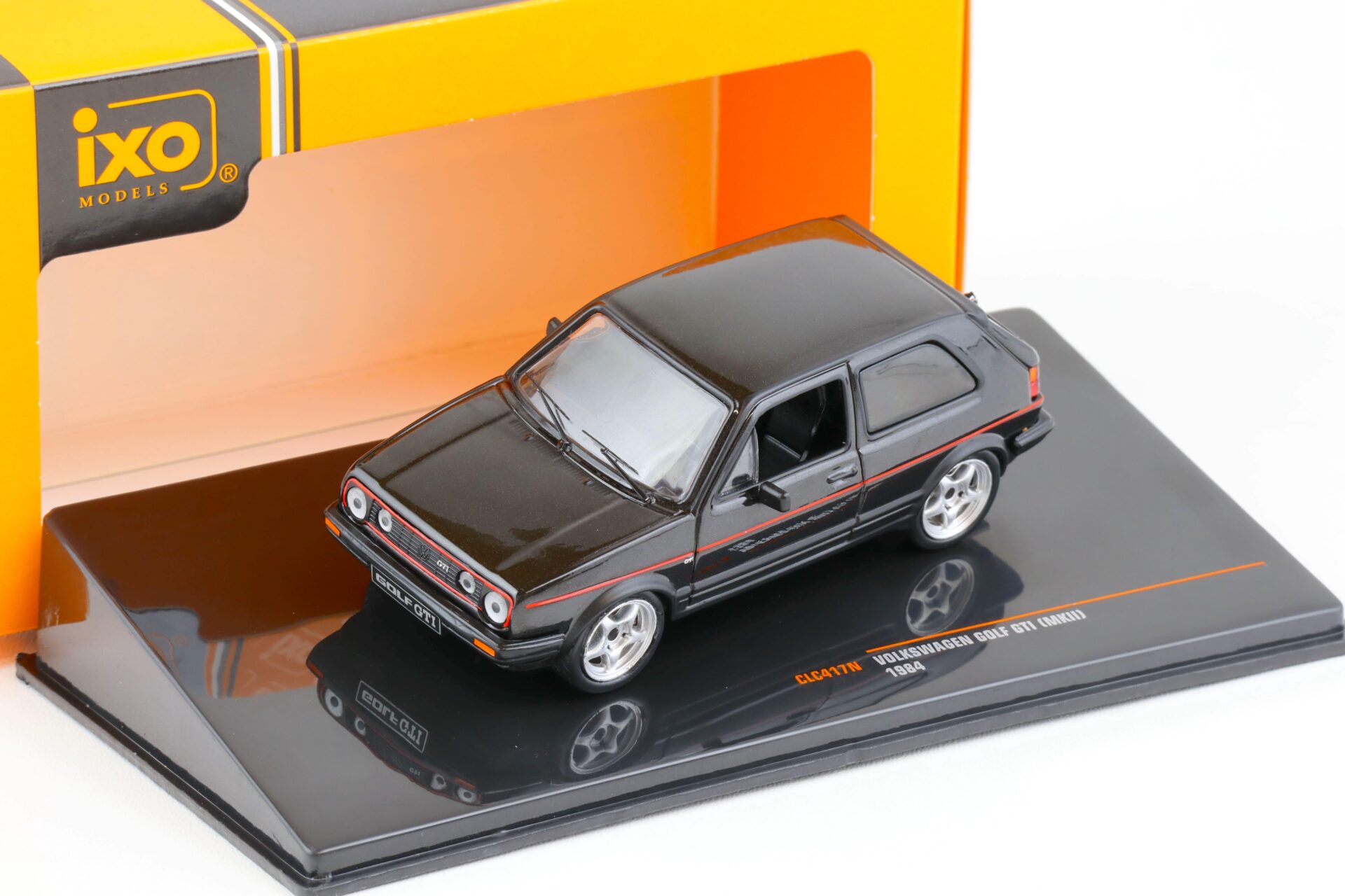 1:43 IXO VW Golf II MKII GTI Custom black 1984