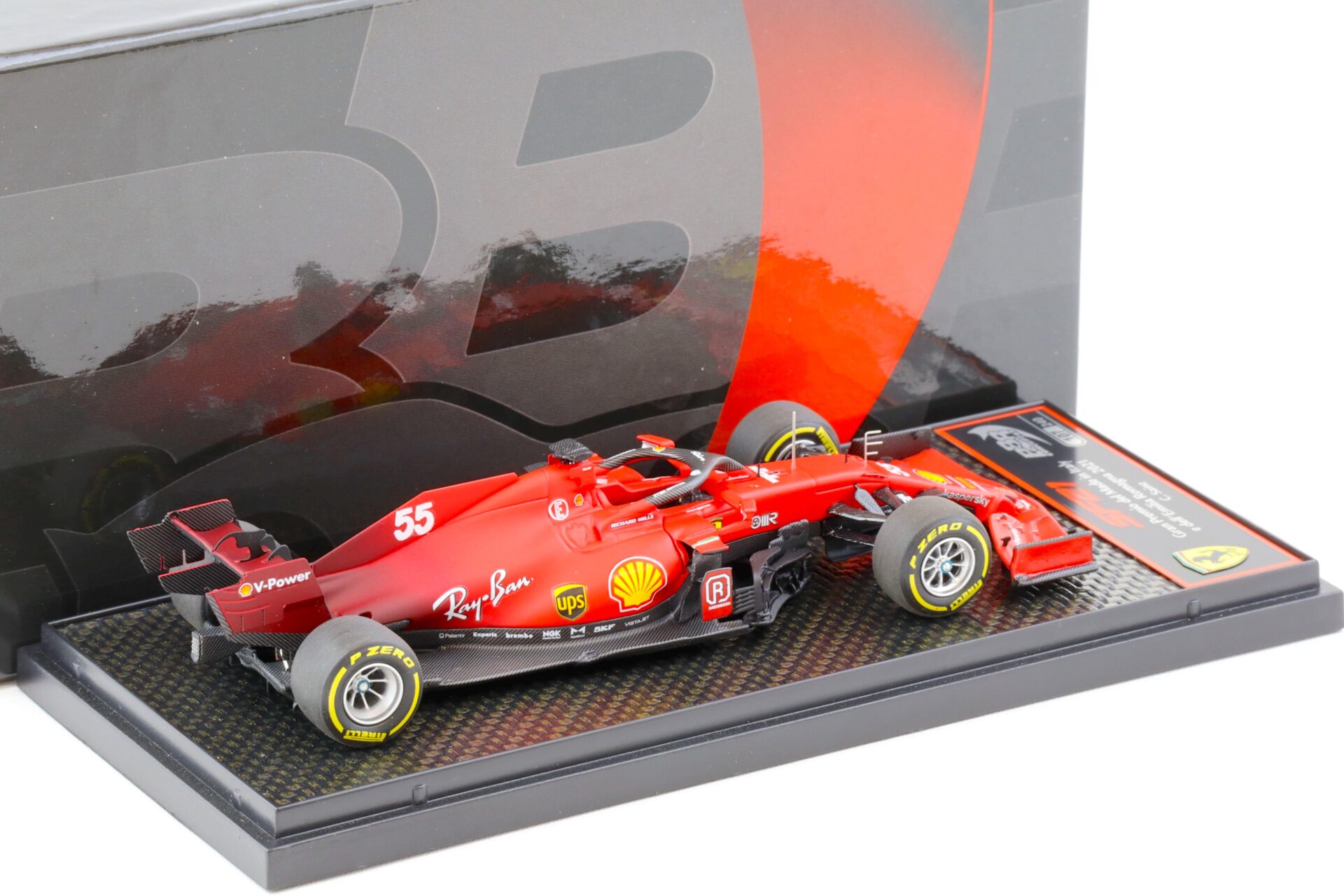 1:43 BBR Ferrari SF21 GP della Emilia Romagna 2021 C.Sainz - Limited 240 pcs.