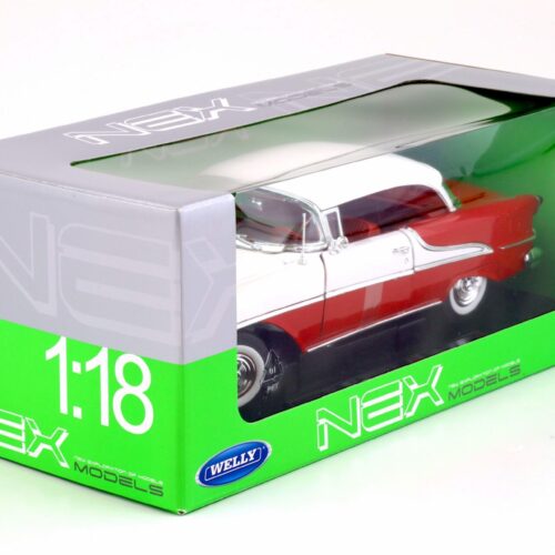 1:18 Welly 1955 Oldsmobile Super 88 Convertible red/ white
