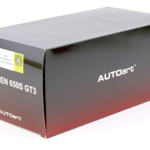 1:18 AUTOart McLAREN 650S GT3 2017 blue/ black accents 81641