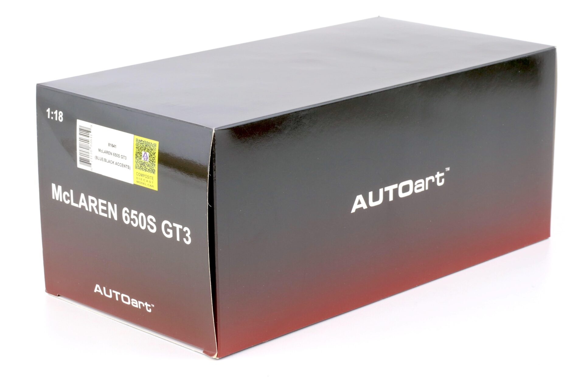 1:18 AUTOart McLAREN 650S GT3 2017 blue/ black accents 81641