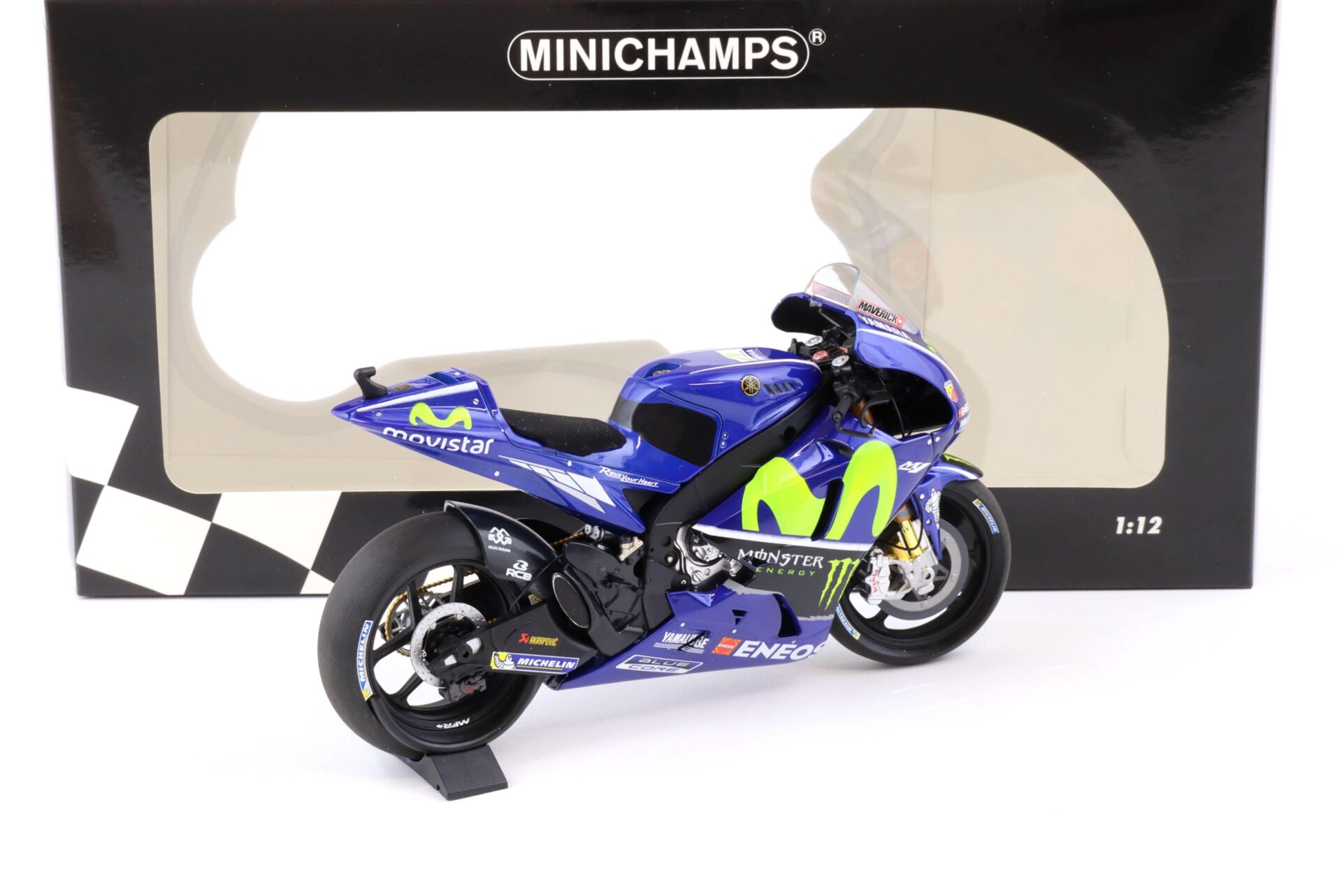 1:12 Minichamps Yamaha YZR-M1 Movistar Moto GP Maverick Vinales MotoGP 2017