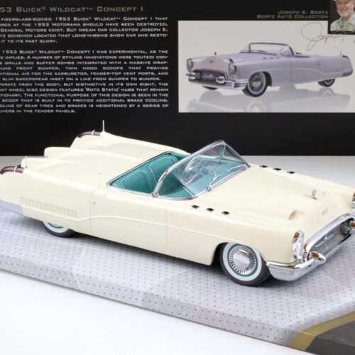 1:18 Minichamps 1953 Buick Wildcat I Concept Car white Bortz Auto Collection
