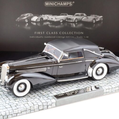 1:18 Minichamps 1939 Delage D8-120 Cabriolet black - Limited 120 pcs.