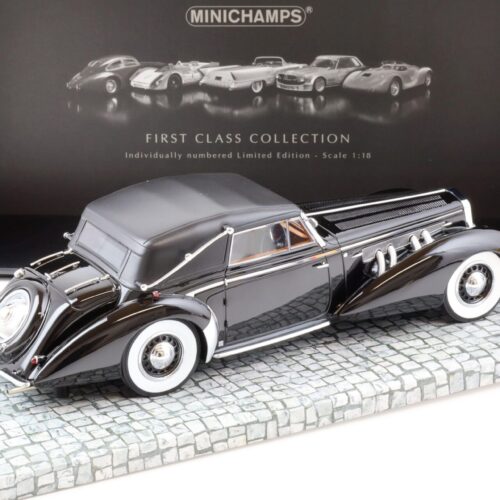 1:18 Minichamps 1939 Delage D8-120 Cabriolet black - Limited 120 pcs.