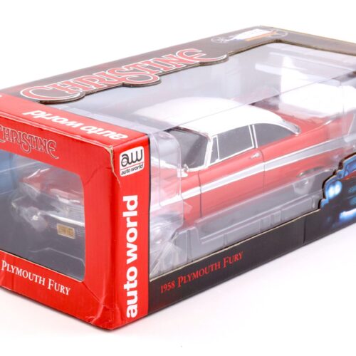 1:18 Auto World 1958 Plymouth Fury CHRISTINE red/ white roof