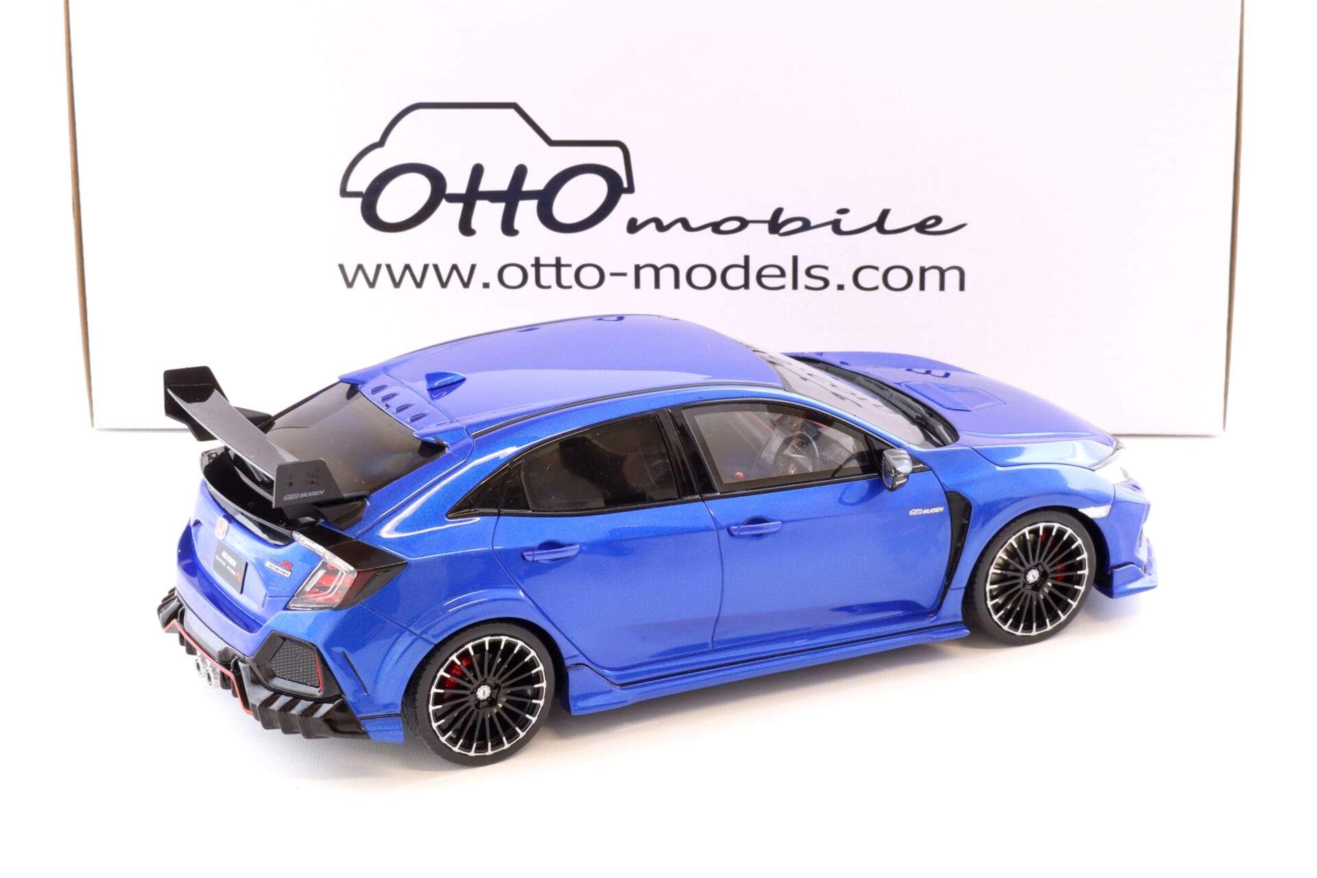 1:18 OTTO mobile OT987 Honda Civic FK8 Type R MUGEN blue metallic 2020