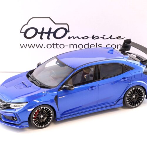 1:18 OTTO mobile OT987 Honda Civic FK8 Type R MUGEN blue metallic 2020