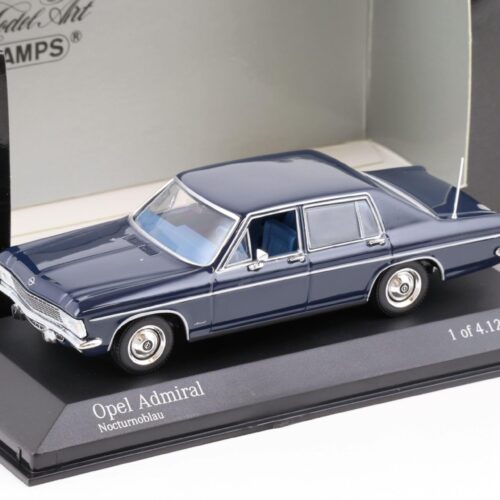 1:43 Minichamps Opel Admiral Limousine 1969-77 Nocturno blue
