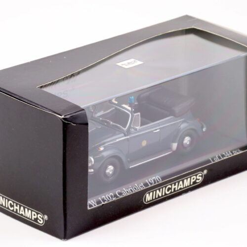 1:43 Minichamps VW 1302 Käfer Cabriolet 1970 Polizei Berlin