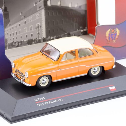 1:43 IST Models 1962 Syrena 102 orange