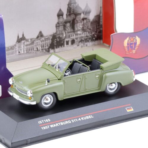 1:43 IST Models 1957 Wartburg 311-4 Kubel green