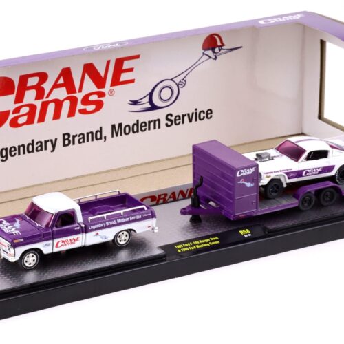 1:64 M2 Machines 1969 Ford F-100 Ranger Truck & 1966 Ford Mustang Gasser CRAME CAMS