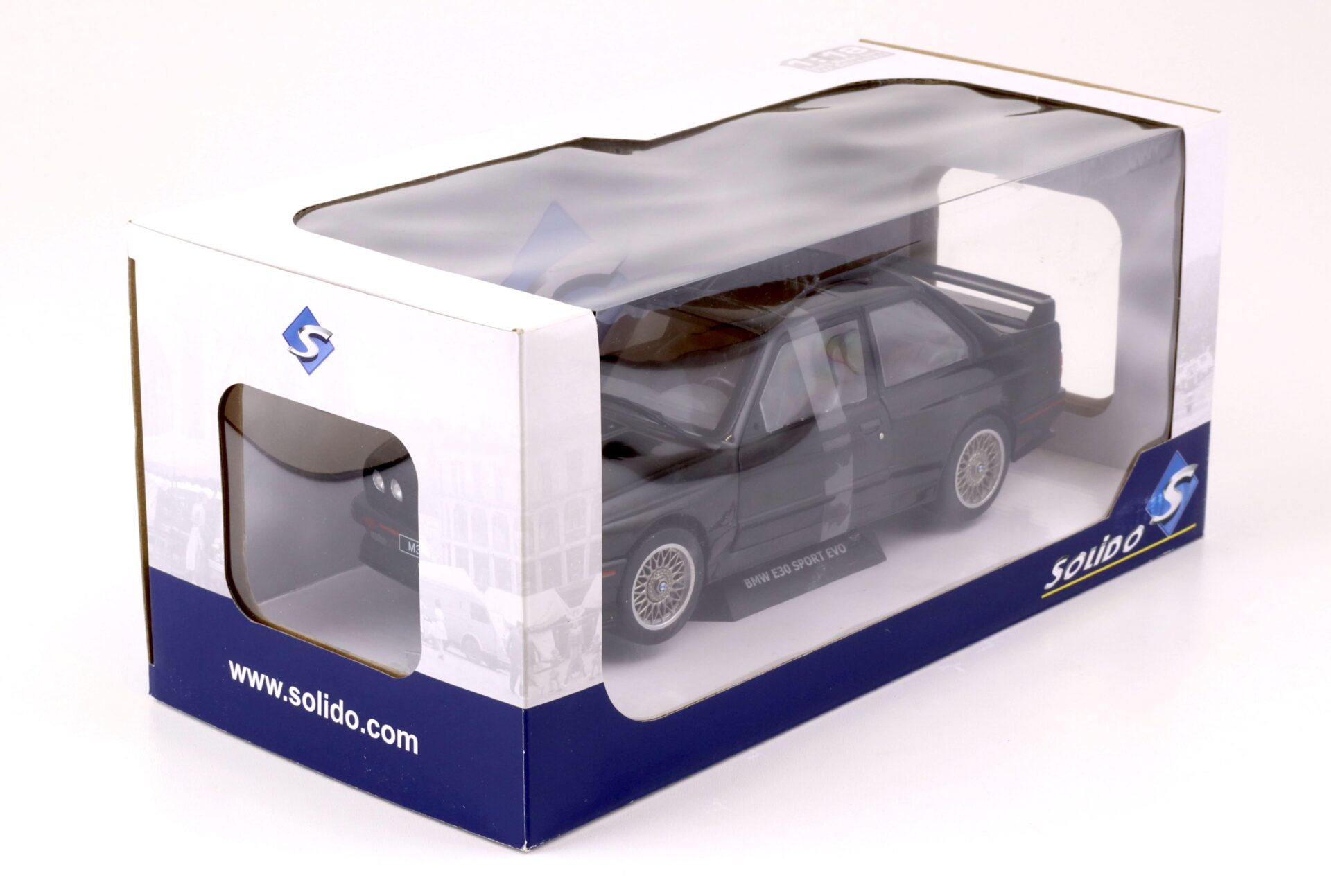 1:18 Solido BMW M3 E30 Sport Evolution 1990 black