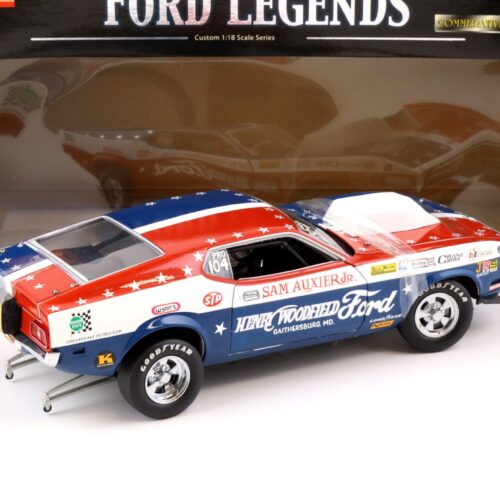 1:18 Sun Star 1971 Ford Mustang The Ultimate Pro Stocker red / blue / white
