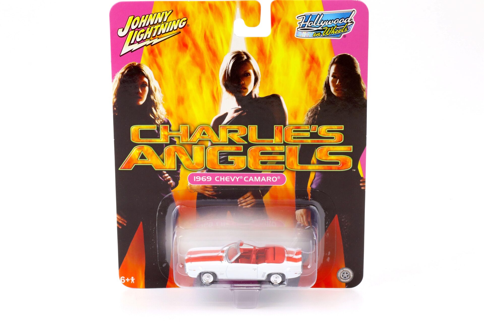 1:64 Johnny Lightning 1969 Chevrolet Camaro Cabrio white CHARLIE´S ANGELS