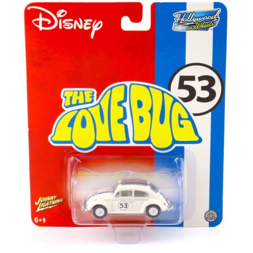 1:64 Johnny Lightning VW Käfer white HERBIE #53 THE LOVE BUG
