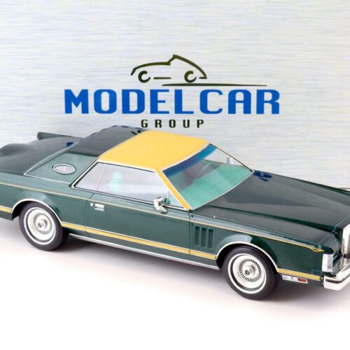 1:18 MCG Lincoln Continental Mark V 1978 dark green metallic/ beige